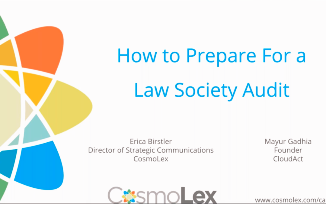 How to prepare for Law Society Audit