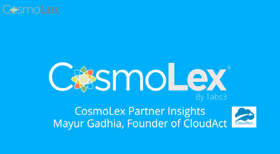 CosmoLex Partner Insights: Mayur Gadhia, Founder, CloudAct