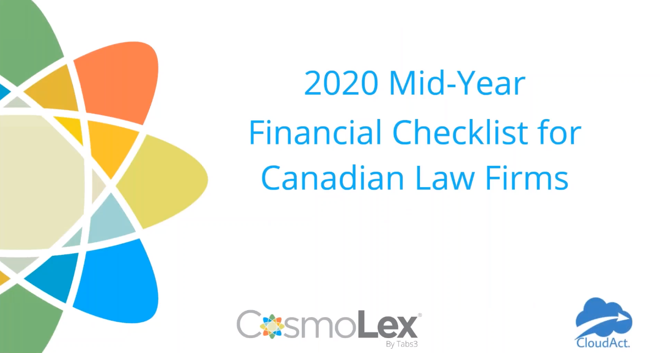Mid-Year Financial Checklist for Canadian Law Firms
